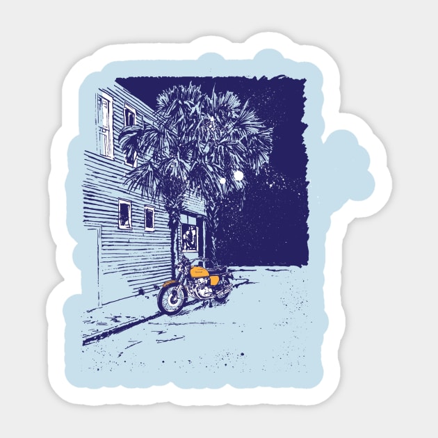 One last ride Sticker by dosbandidosart